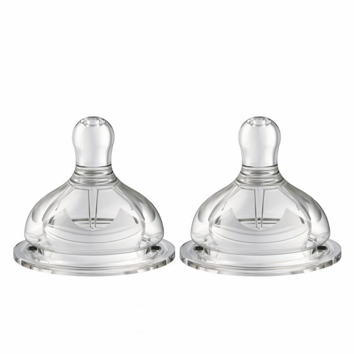 Baby Bottle Nipple, 100% Silicone,Replacement Baby Bottle Nipple for Babies, Newborn,Preemie 0-3 0-6 6-12 12+ Months