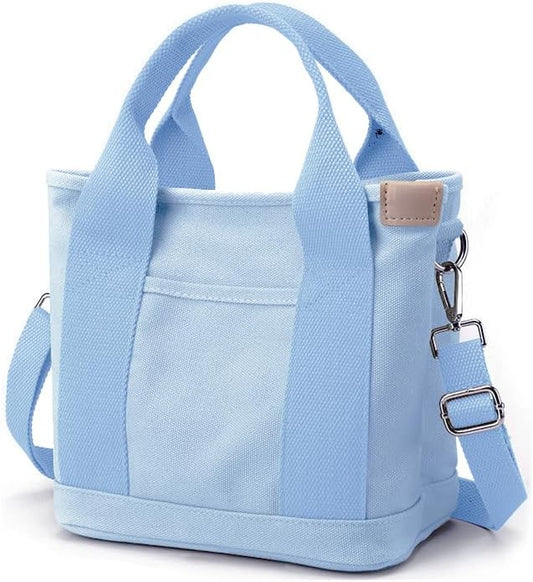Small Tote Bag with Zipper Tote Bag for Women Canvas Crossbody Bag Shoulder Bag Satchel Hobo Bag Messenger Bag 2025