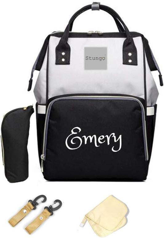 PERSONALIZED Large Diaper Bag Knapsack Custom Diaper bag Monogram Backpack