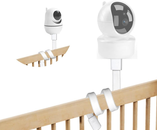 iFamily Flexible Mount Shelf Baby Camera ABM570/SM43E/SM43EV2/SM653/70A/6TY WiFi Camera, UKSUP 663, mounting on Baby Bed or Wall Mount Shelf, Curtain Rods Without Hurting Wall Surface.