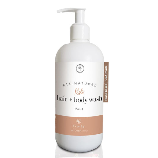 Rowe Casa Organics Kids Hair + Body Wash, 16 oz, Fruity