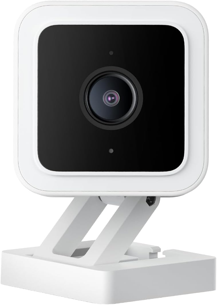 WYZE Cam v3, 1080P HD WiFi Wired Indoor/Outdoor Home Security Camera, Pet/Baby Monitor, Color Night Vision, 2-Way Audio, MicroSD Card Slot, Compatible with Alexa & Google - White