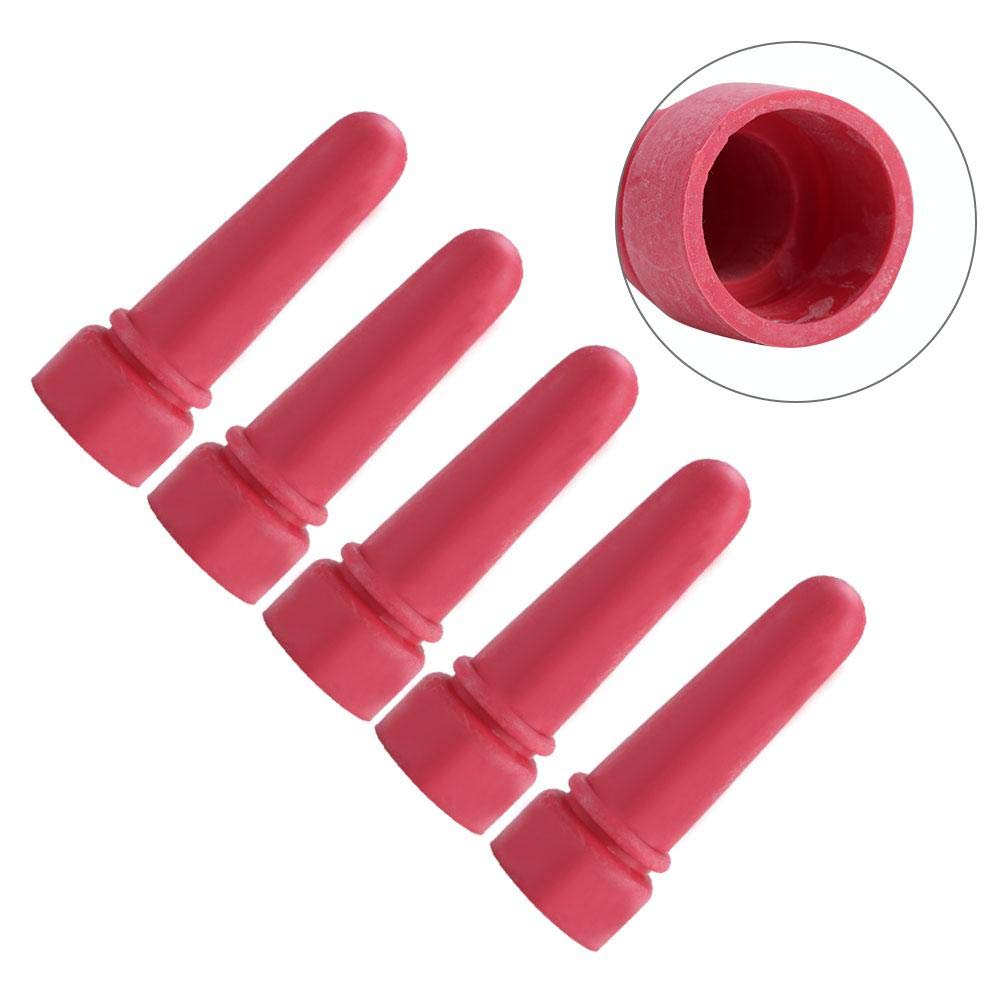 5pcs Little Cow Calf Milk Drink Nipple Soft Rubber Goat Milk Bottle Feeding Teat Mouth Rubber Calf Feeding Bottle Nipple Lamb Teats Nursing Bottle Nipples(6.9cm Length)