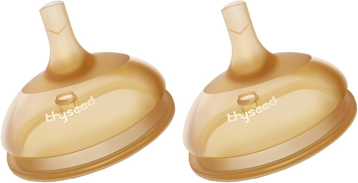 thyseed Infant Straw Cups Soft Spout Replacement 6M+ 2 Pack