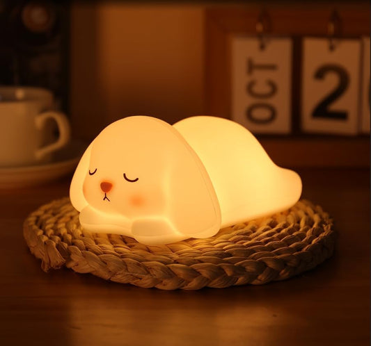 ZKLiLi Night Light for Kids Cute Rabbit Lamp, 16 Colors+Tap+Silicone Children Night-Light,USB Rechargeable Rabbit Night Lights for Kid Room,Girls Easter Gifts