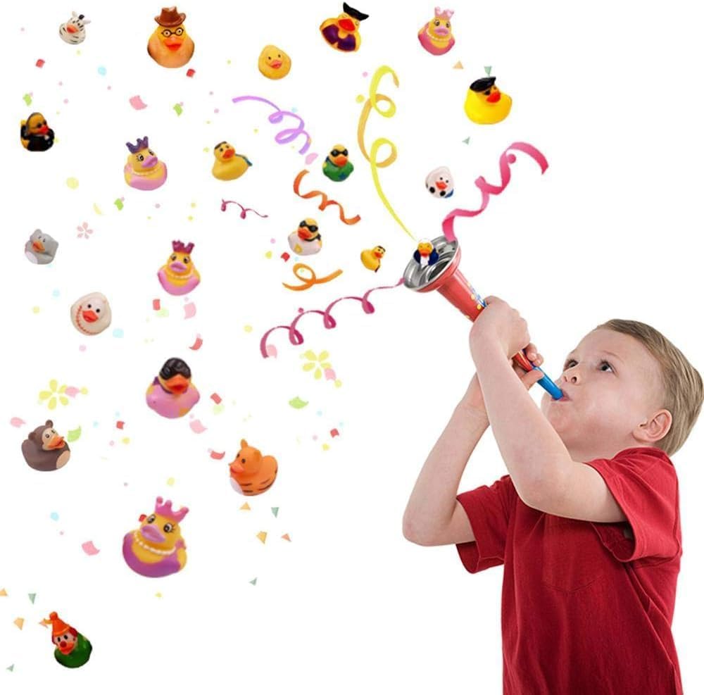 XY-WQ Rubber Duck 30 Pack for Jeeps Bath Toy Assortment - 2.3 Inch Bulk Floater Duck for Kids - Baby Showers Accessories - Party Favors, Birthdays, Bath Time, and More (30 Varieties)