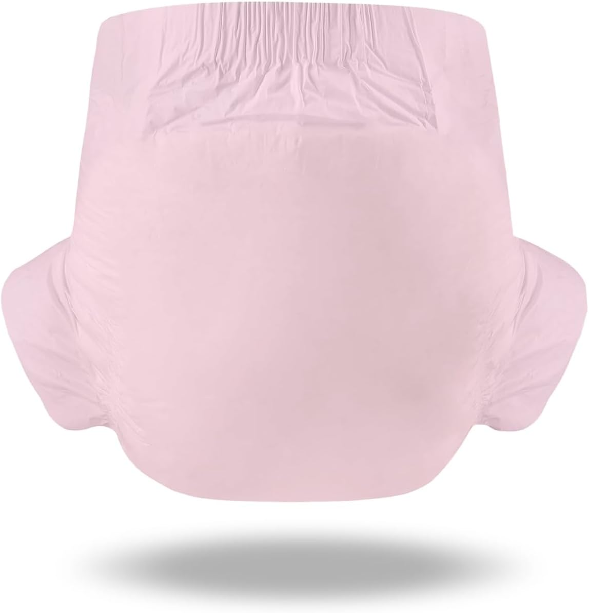 CutiePlusU Disposable Adult Diaper Heavy Absorption Dry Surface Adult Diapers All Night- Pink 10 Pieces (Large 36"-46")