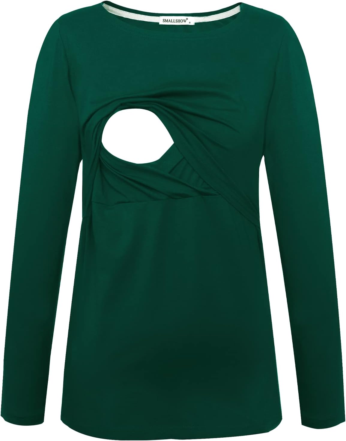 Smallshow Women's Maternity Nursing Tops Comfy Long Sleeve Breastfeeding T-Shirt