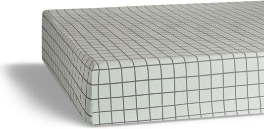 Parker Baby Soft & Durable Fitted Baby Crib Sheets | Snug Fit for Standard Crib Mattresses | Machine Washable, Fade-Resistant & Modern Nursery Designs