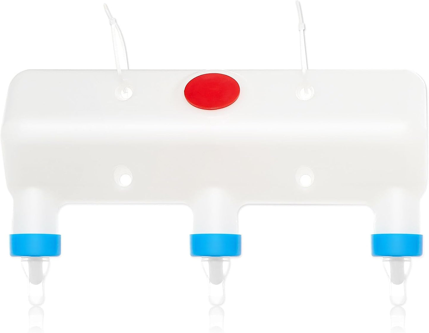 3 Pacifier Small Animal Milk Feeder 3 L/101.45oz Puppy Lamp Goat Milk Feeder Farm Water Bottle Dispenser Animal Drinking Equipment for Professional Breeding