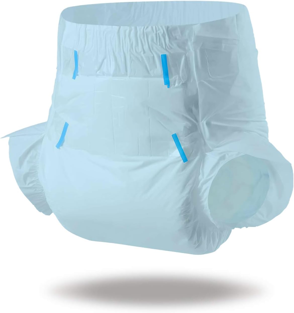 CutiePlusU Disposable Adult Diaper Heavy Absorption Dry Surface Adult Diapers All Night- Blue 10 Pieces