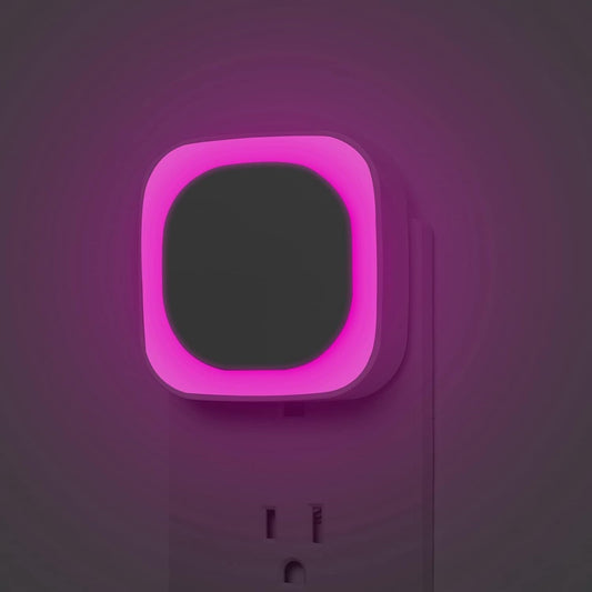 2 Pack Plug in Pink Night Light for Girls, Dimmable Nursery Light with Dusk to Dawn Sensor, Gentle Eye-Caring Glow for Midnight Feedings, Kids Room, Princess-Themed Bedroom, Bathroom, Hallway