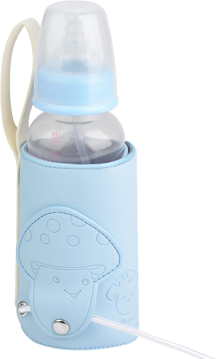Portable Milk Warmer,Baby Bottle Warmer, USB Baby Bottle Warmer Portable Milk Travel Storage Insulation Thermostat(Blue), Baby Bottle Warmer for breastmilk car Baby Bottle Warmer Infant Feeding