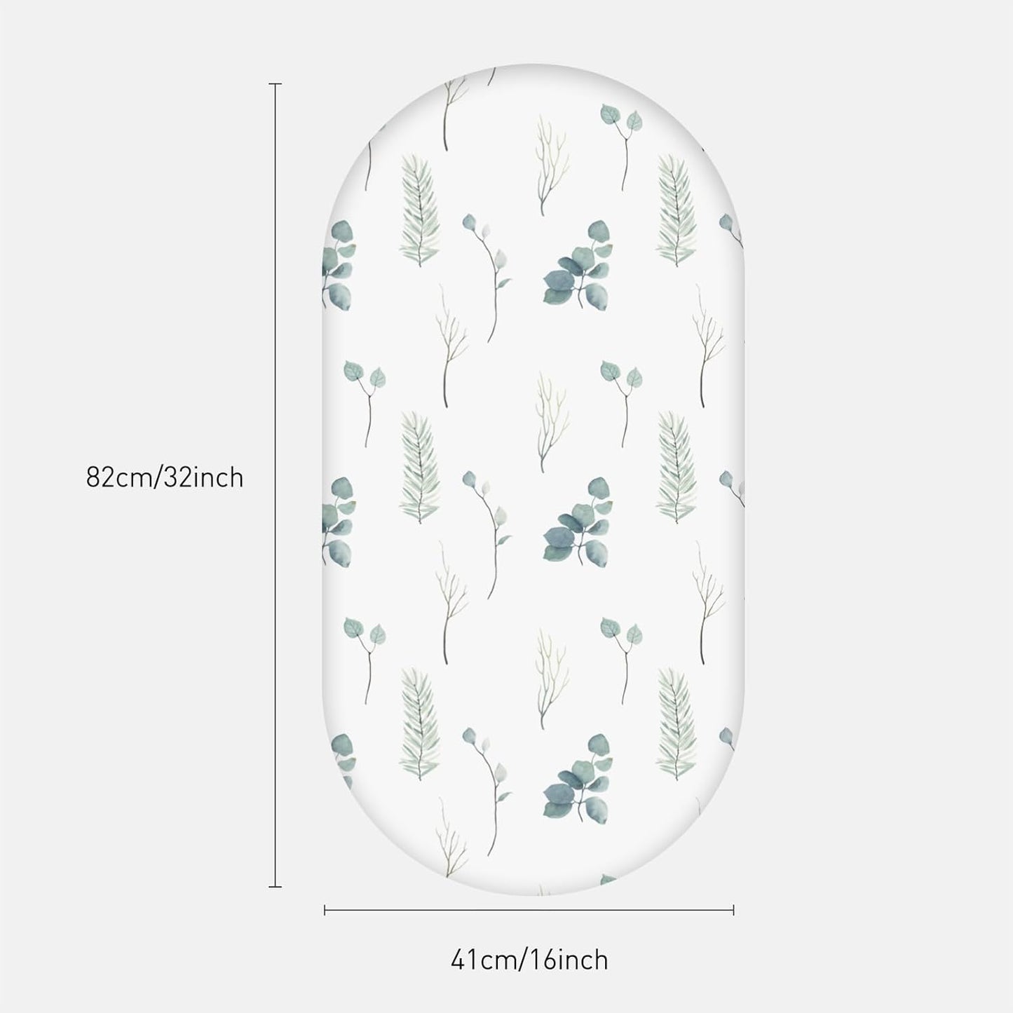 Soarwg Kids Bassinet Sheets, Bassinet Sheets for Baby Boy and Girl, Bassinet Sheet Neutral, Fit for Rectangle, Round, Oval, Hourglass Mattress, Flexible for Different Bassinet Pad/Mattress 4 Pack