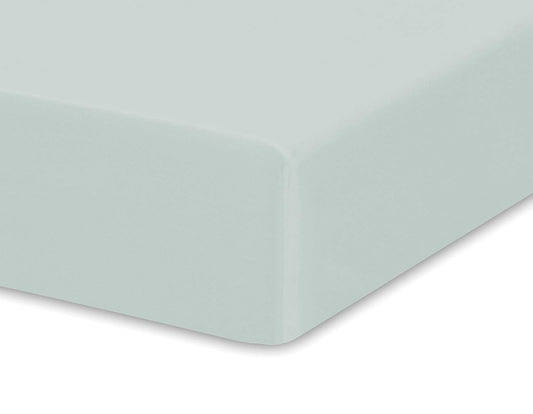 Crib Fitted Sheet by Pure Bamboo, Genuine 100% Organic Viscose Derived from Bamboo, Luxuriously Soft, Ultimate Cooling, Fits Standard Size Crib Mattress (Sea Glass)