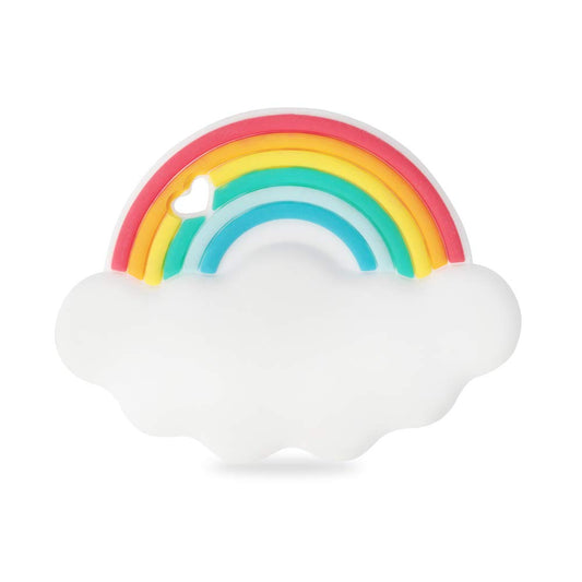 Baby Silicone Teether,Sensory Chew Toys,BPA Free Soft and Effective Infant Teething Pain Relief Toys,Freezer Safe,Food Grade Silicone,Best Shower Gift for Boys and Girls (Rainbow)
