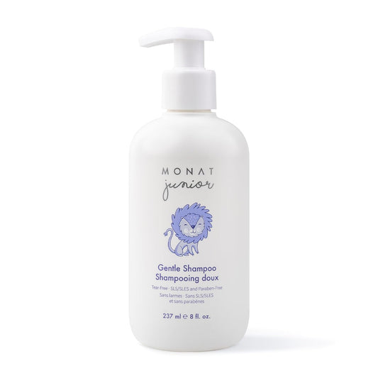 MONAT Junior™ Gentle Shampoo - A safe, Gentle and Non-irritating Hair Shampoo for children. All Natural Tear-free, Sulfate & Paraben-free - Net Wt. 237 ml / 8 fl. Oz