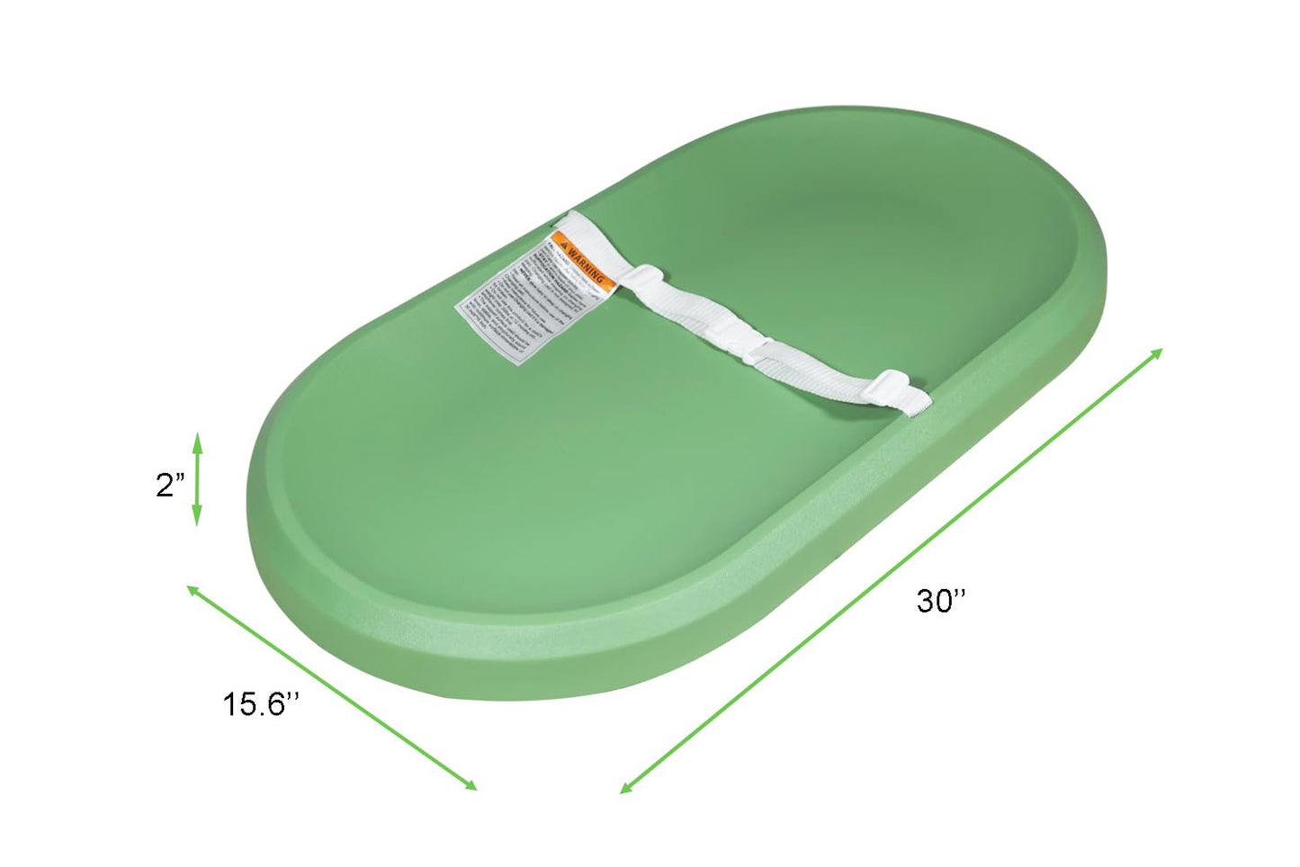 Baby Changing Pad - Lightweight Wipeable Foam Changing Pad, Waterproof Comfortable Design for All Changing Tables, 30"x 15.6", Green