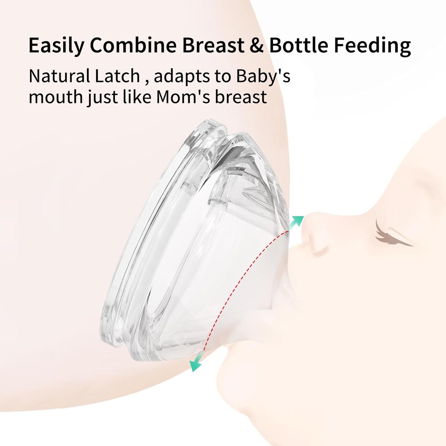 PPSU Natural Baby Bottle with Medium Flow Nipple, Anti-Colic, Wide Neck, Easy to Clean, 3 Months +, 8 oz, 2 Pack