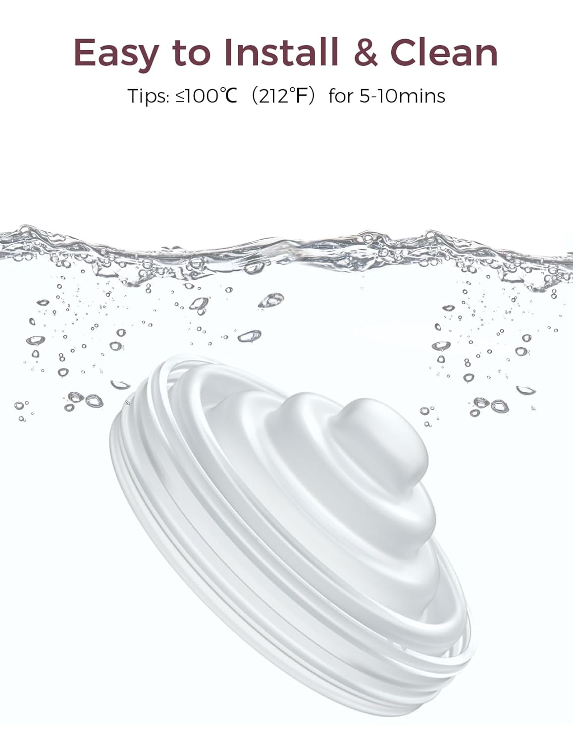 Momcozy M5 Diaphragm, Original Breast Pump Replacement Accessories for M5, 2PCS