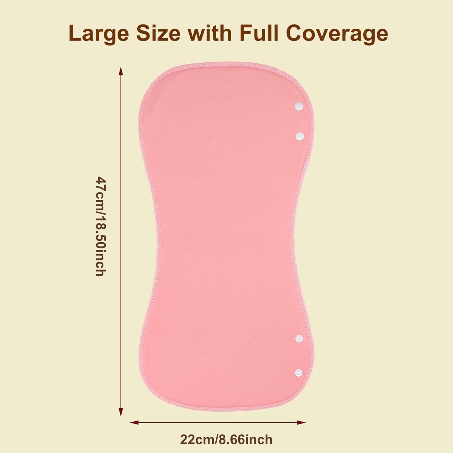 2-in-1 Burp Cloths and Baby Bibs - 6 Pack Large Super Absorbent Soft Cotton Burping Cloths for Spit Up, 3 Layers Thick Baby Burp Rags for Girls & Boys