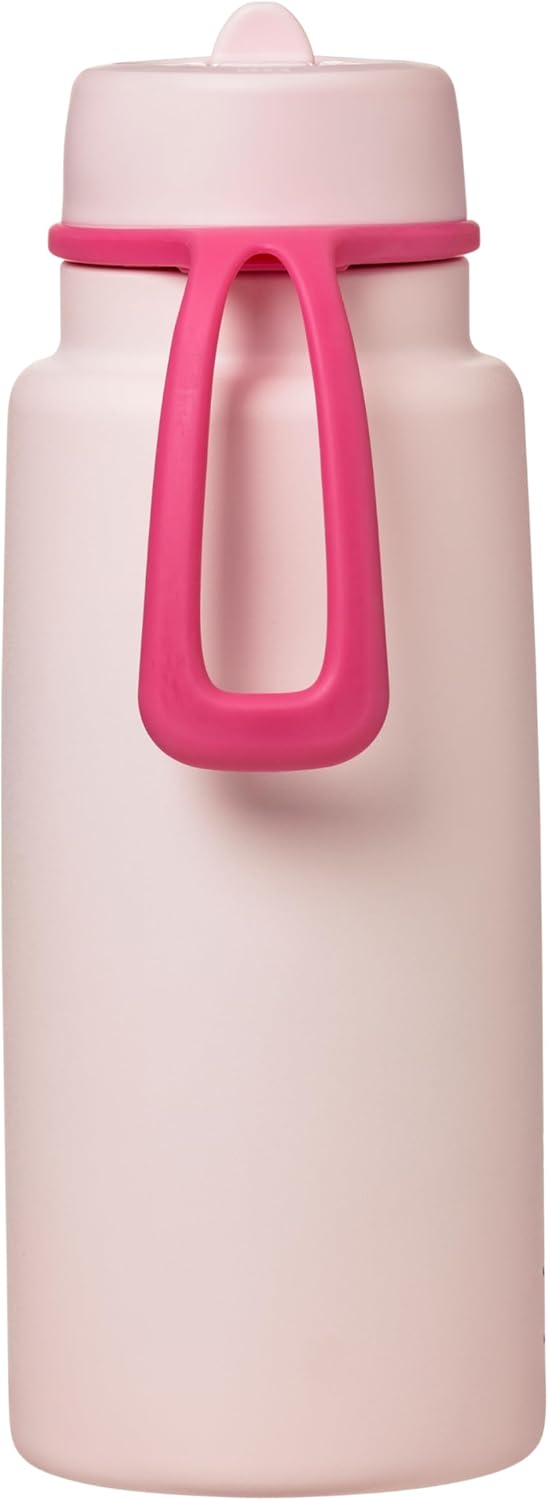 b.box Triple Insulated 34oz Water Bottle w/Stainless Steel Straw. 46 Hours Cold. Leak Proof Tumbler with Lid and Straw for Travel, Gym & School. BPA Free Sports Water Bottles.