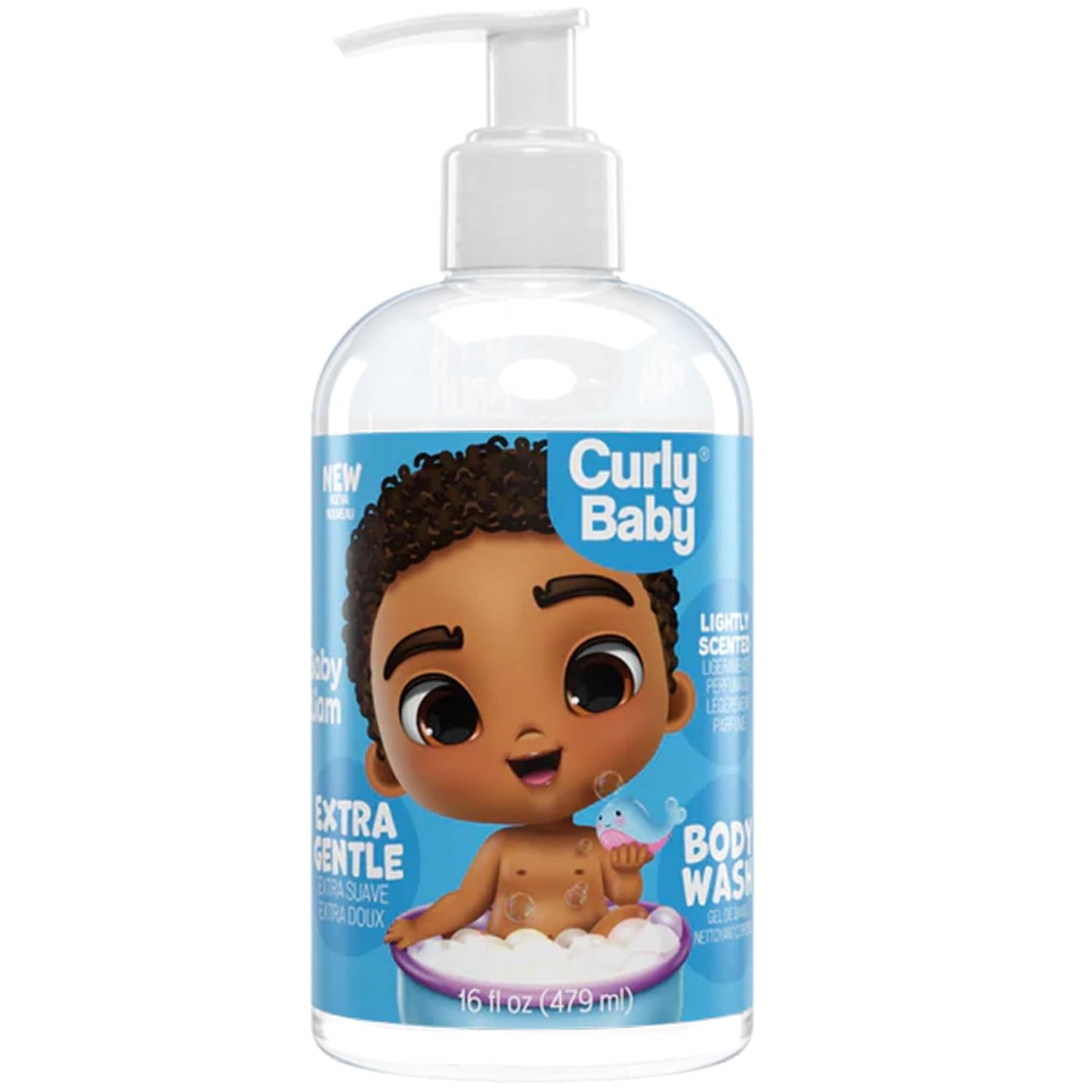 Body Wash - Gentle Moisturizing Baby Wash for Sensitive Skin & Hair, Tear-Free, Dermatologist-Tested, Light Clean Scent, Cruelty-Free, Perfect for Newborns & Infants - 16 oz