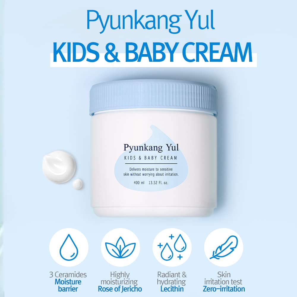 Pyunkang Yul PKY Kids & Baby Cream 400 milliliters (13.52 fluid ounces) / Moisturizer without worrying about irritation