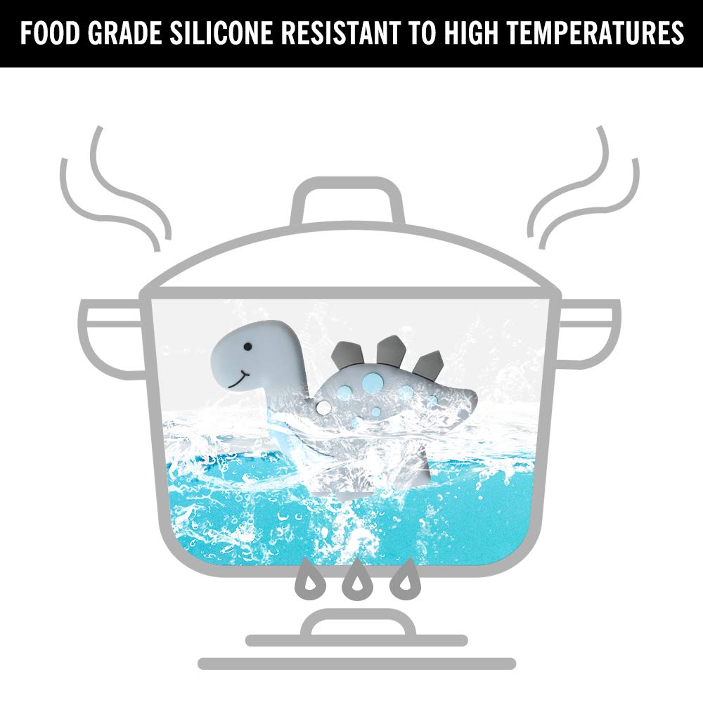 Baby Silicone Teether,Sensory Chew Toys,BPA Free Soft and Effective Infant Teething Pain Relief Toys,Freezer Safe,Food Grade Silicone,Best Shower Gift for Boys and Girls (Dinosaur)