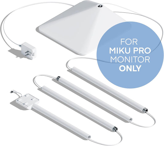Miku Floor Stand Accessory for Miku Pro Upgraded Smart Baby Monitor, Adjustable Stable Base for Crib and Nursery Placement, Easy to Install, Tools Included, Monitor Not Included