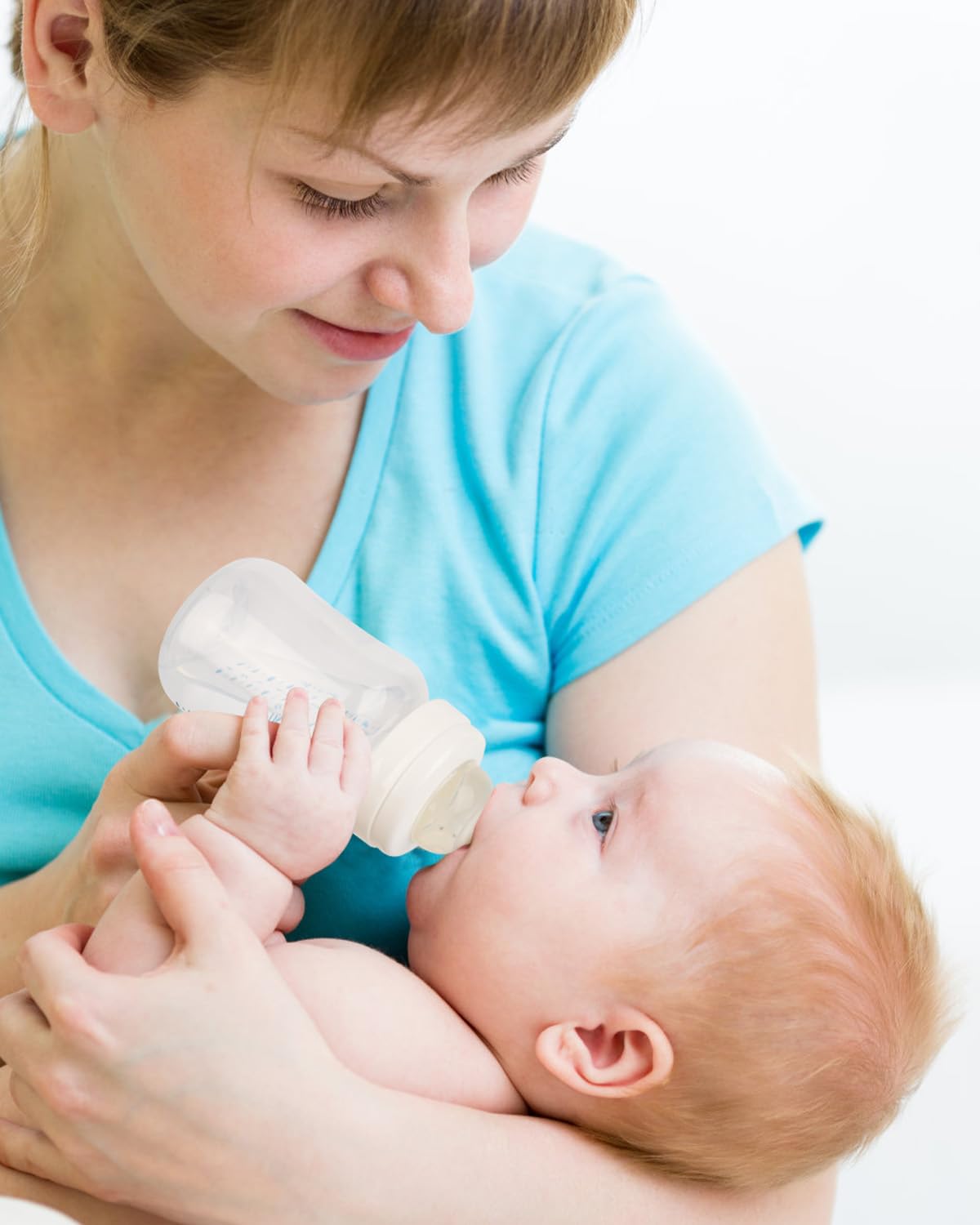 4 Pack Baby Bottle Ring Collars and Cap for Avent Anti-Colic Baby Bottle