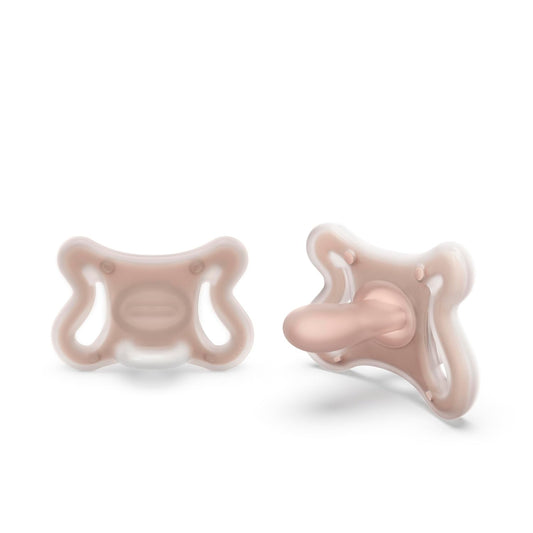 Suavinex Zero Zero Silicone Baby Pacifier w/SX Pro Physiological Pacifier Nipple (0-6M), 2Pk, Medium