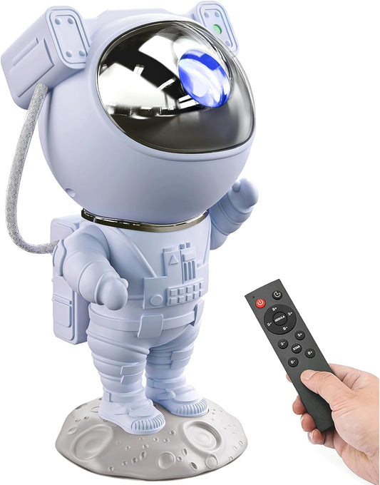 Astronaut Galaxy Projector Night Light - Star Projector Galaxy Light with Nebula Effects & Timer, Astronaut Space Starry Celling Lamp for Bedroom Kids Room, for Chrismas, Birthday, etc