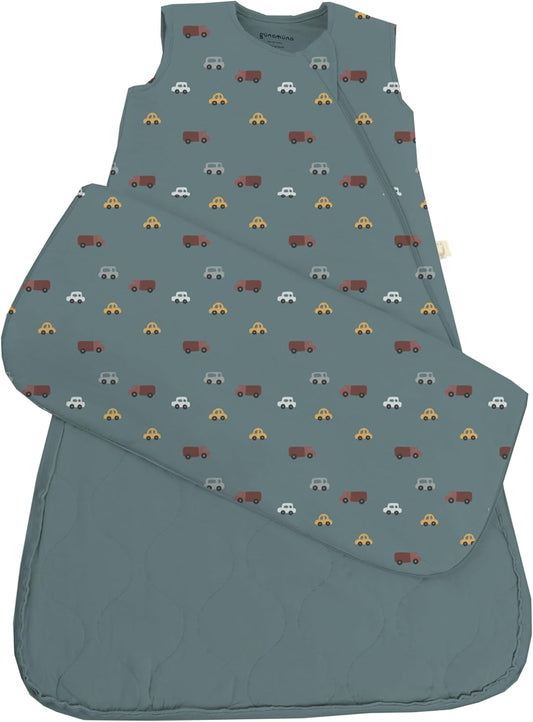GUNAMUNA günamüna Unisex Baby, Toddler Wearable Blanket, Sleeping Bag Bamboo Rayon, Sleep Sack with Diaper Zipper, 2.6 TOG