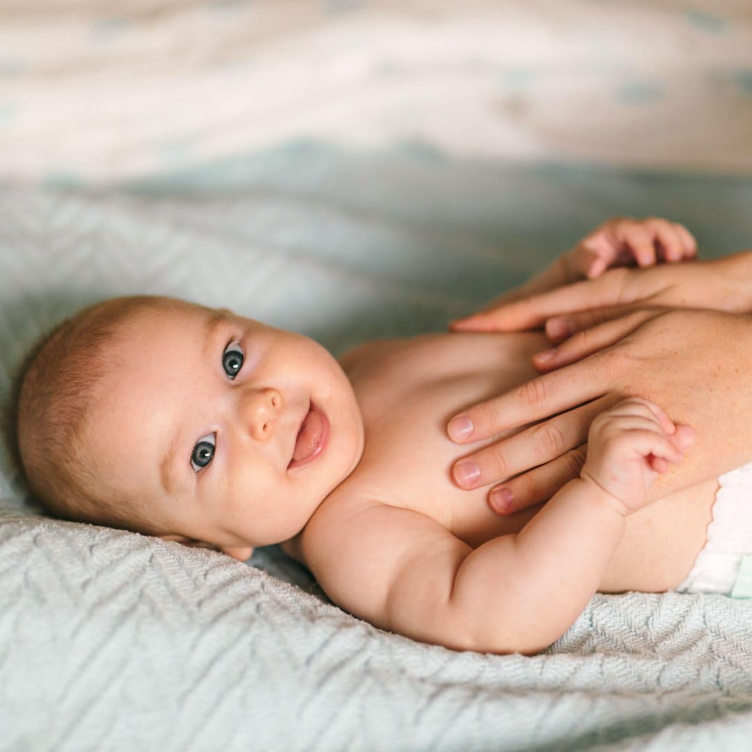 Mambino Organics Massage Baby Oil – Organic, Nourishing with Egyptian Calendula, Chamomile & Lavender – Gentle for After-Bath Relaxing – Cruelty-Free Baby Oils for Baby & Kids, 2-Pack 5 fl oz