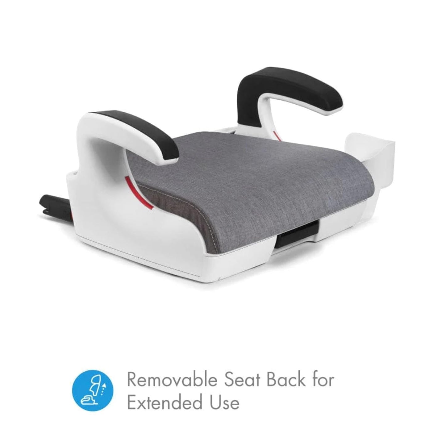 Clek Oobr High Back Booster Seat with Adjustable Headrest, Reclining Design, Latch System, and Retardant-Free Fabric (Vintage Ziip)