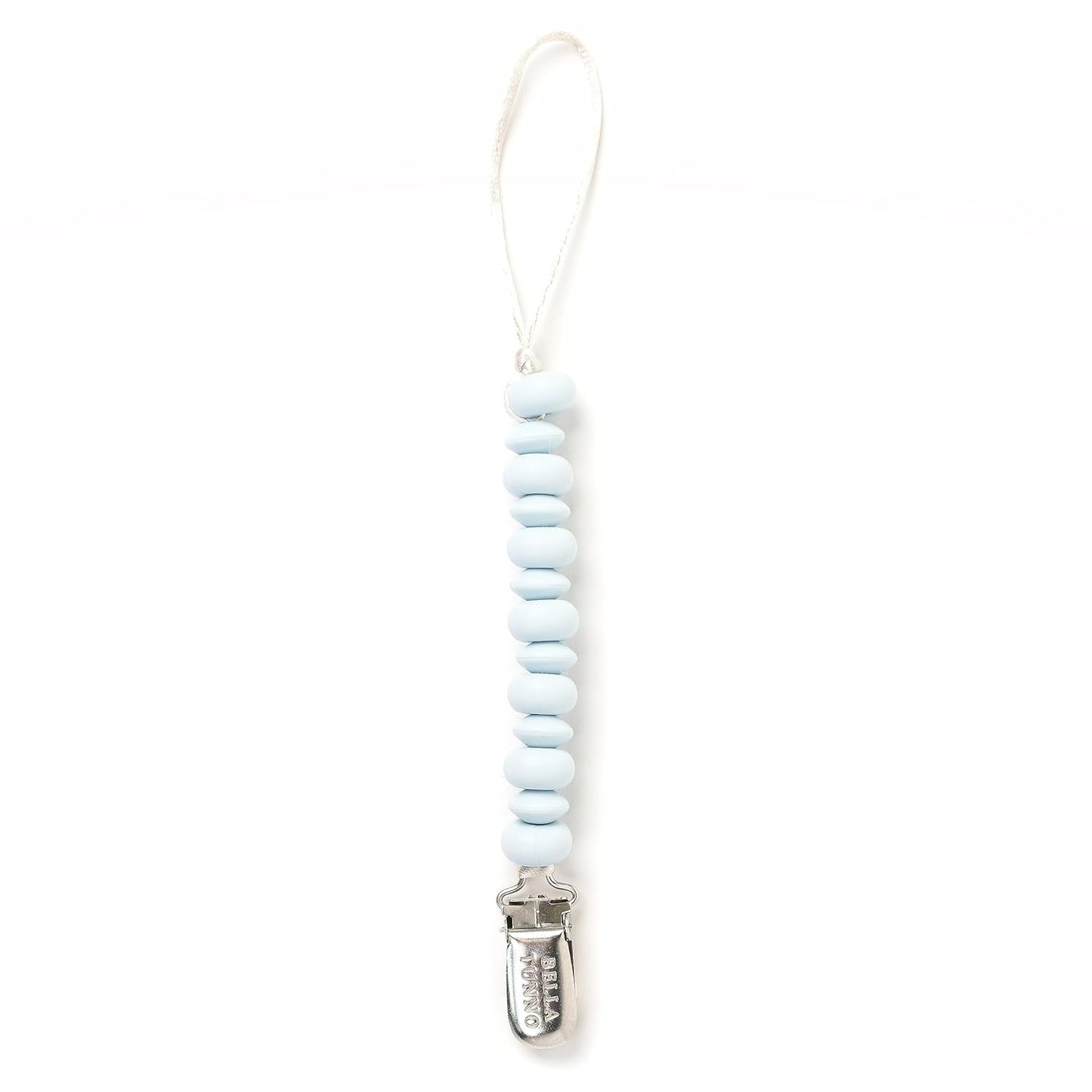 Bella Tunno Pacifier Clip Set – Soft Silicone Pacifier Clip for Infant and Baby Pacifier, Convenient and Lightweight, Non-Toxic and BPA Free Silicone (Soft Boy)