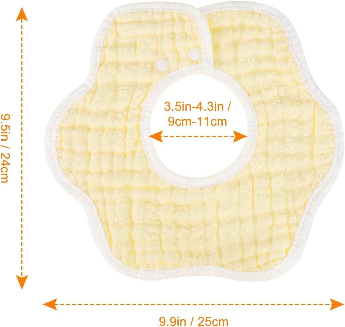 Accmor Muslin Baby Drool Bibs 6 Pack Baby Bandana Drool Bibs Soft Cotton Baby Bandana Bibs for Teething Drooling