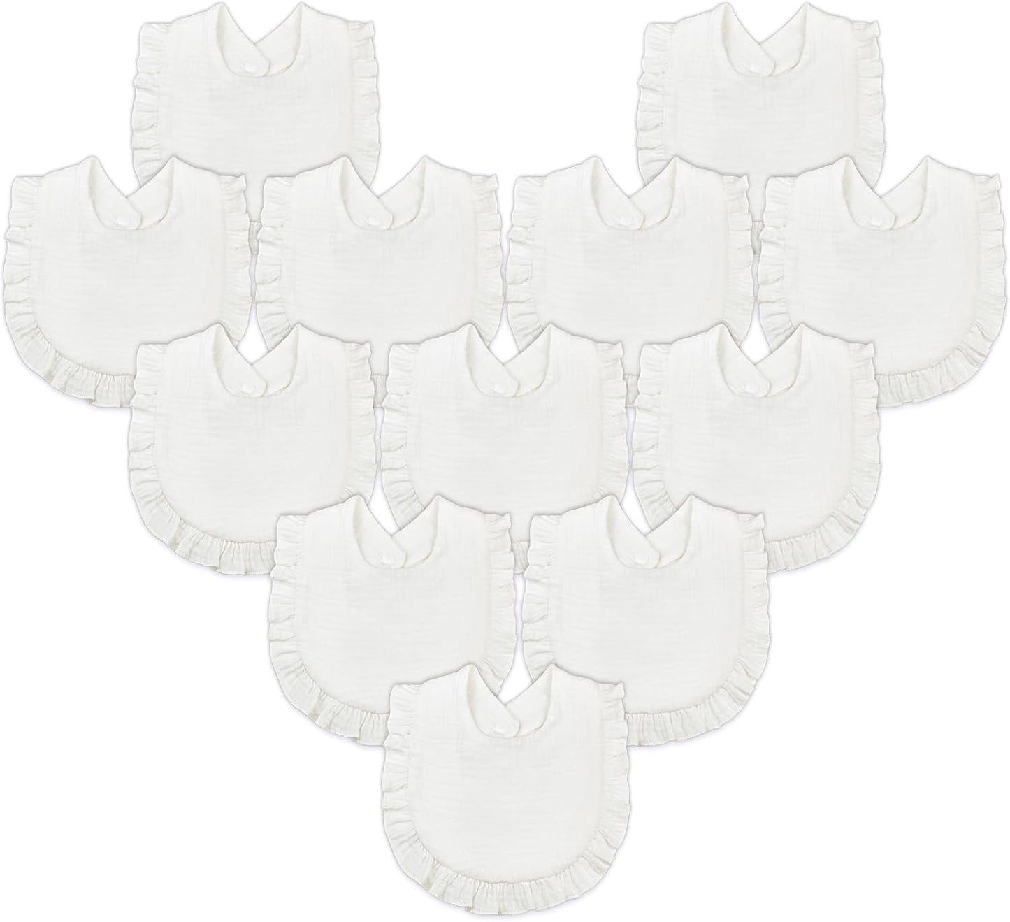 Baby Bibs Muslin Drool Teething Drooling Bibs for Baby Girl Boy Muslin Cotton