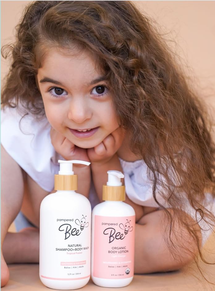 Shampoo & Body Wash (Tropical Fusion), 2-in-1 Natural Formula for Newborns, Toddlers and Kids, 12 oz (Pack of 2)