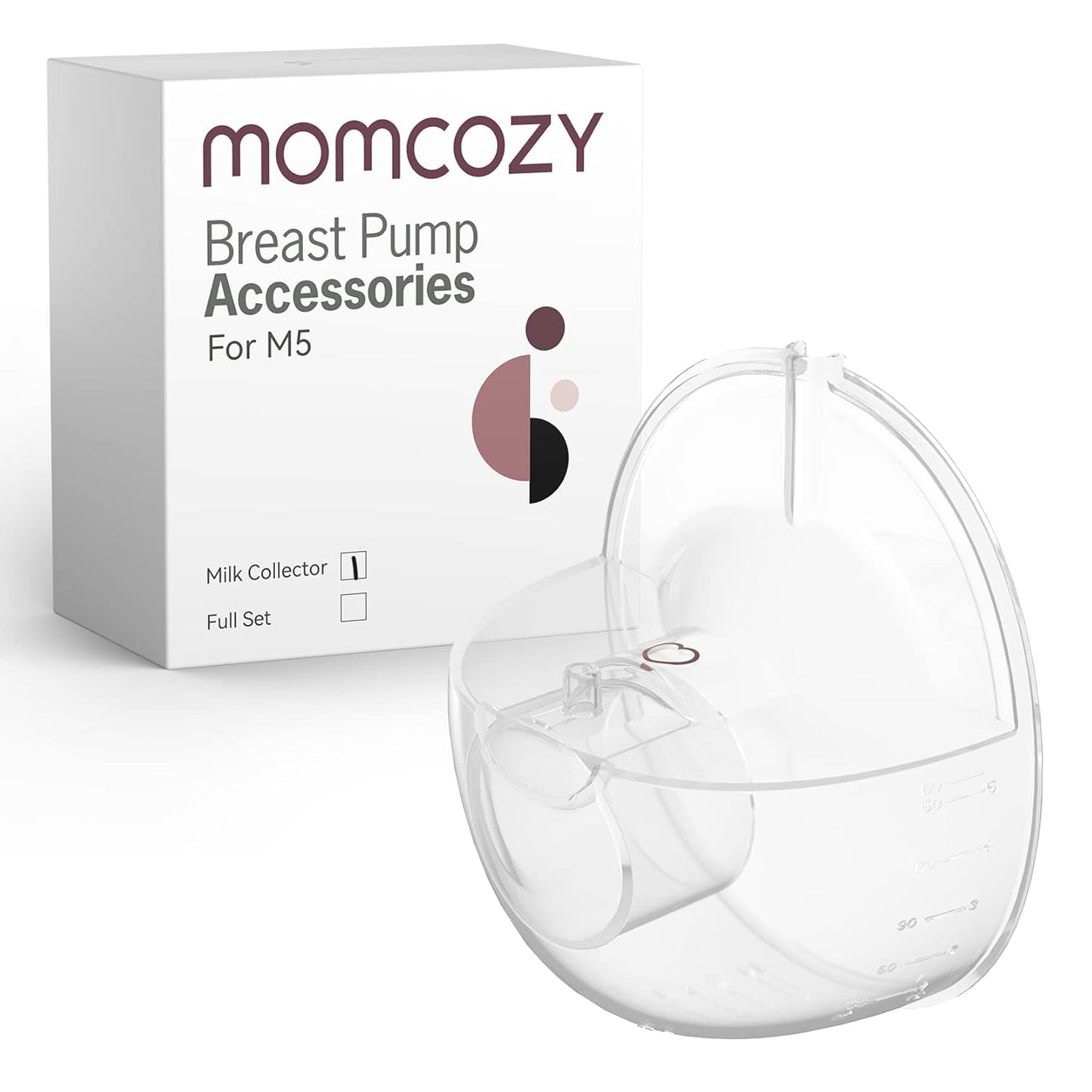 Momcozy Original M5 Replacement Accessories Milk Bowl, Milk Collector Only Compatible with Momcozy M5 NOT for Others, 1 Pack