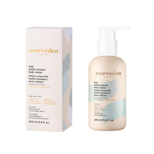 Evereden Kids Multi-Vitamin Body Lotion (6.8 fl.oz., Fresh Pomelo): Gentle & Non-Toxic Moisturizing Lotion | Nourishing & Protective Lotion for Kids