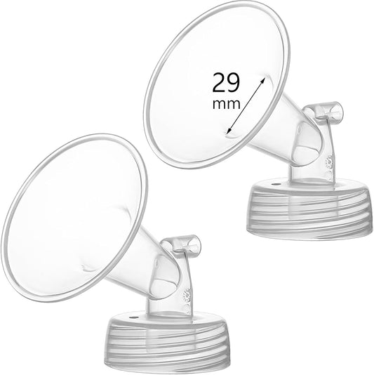 29mm Flange Compatible with Spectra S1 S2 9 Plus Synergy Gold Breastpump Replacement to Spectra Pump Parts and Flange; Not Original; Replaces Shield