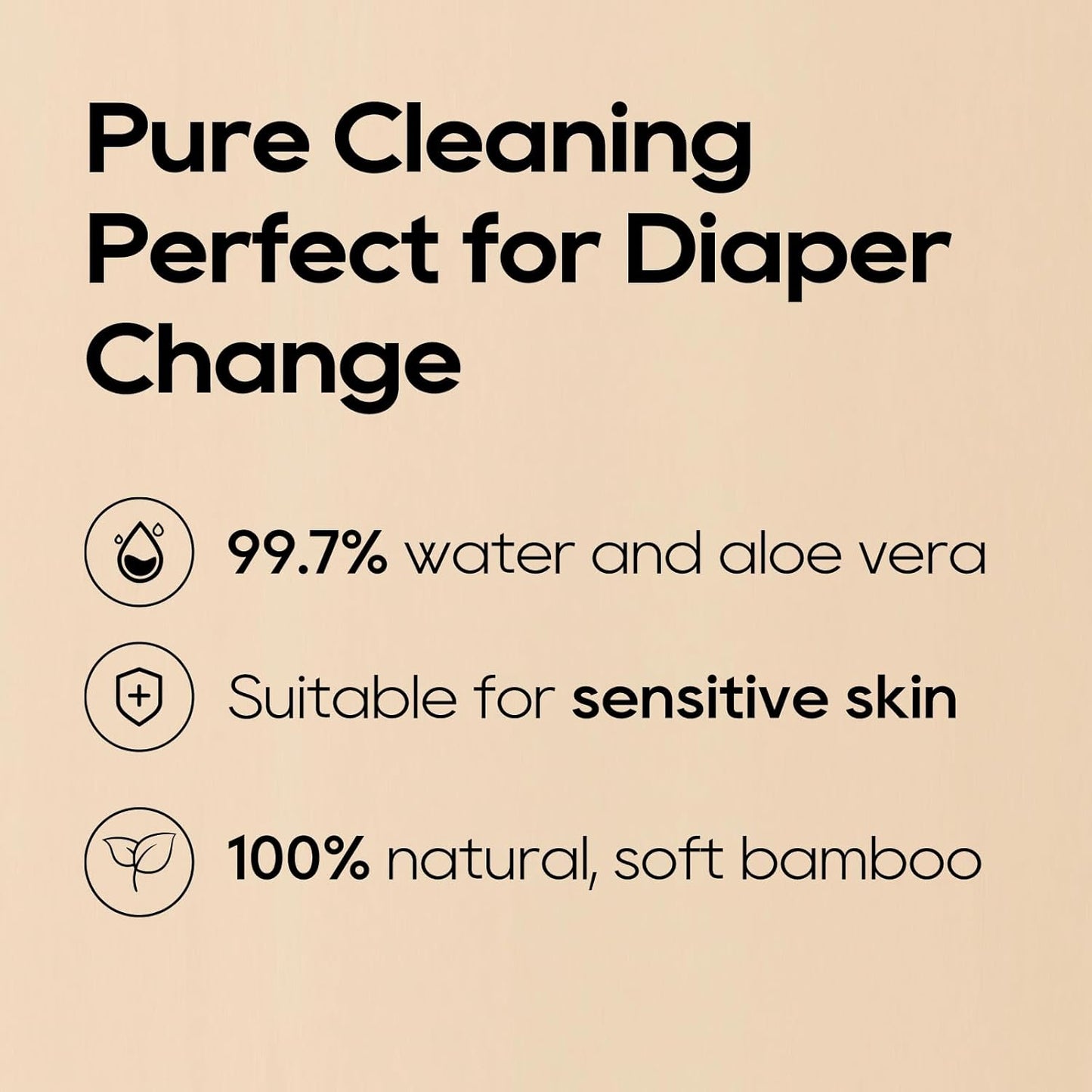 ECO BOOM Bamboo Viscose Wipes | Non-Toxic, Organic & Biodegradable Baby Wipes | Unscented, Hypoallergenic, Vegan for Sensitive Skin, 240 Count