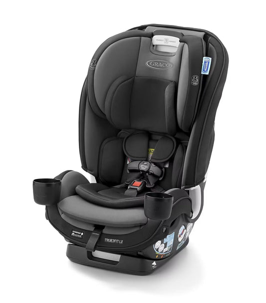 Graco True3Fit LX 3-in-1 Slimfit Car Seat, Rear Facing, Forward Facing to Highback Booster Car Seat, ft. Anti-Rebound Bar - Gotham