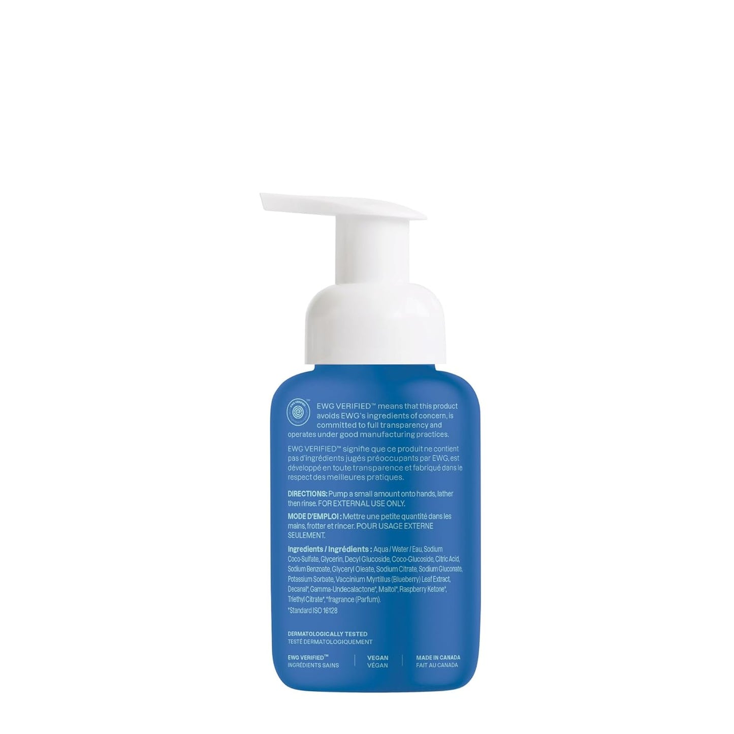 ATTITUDE Foaming Hand Soap for Kids, EWG Verified, Dermatologically Tested, Plant- and Mineral-Based Ingredients, Vegan, Blueberry, 10 Fl Oz (Pack of 3)