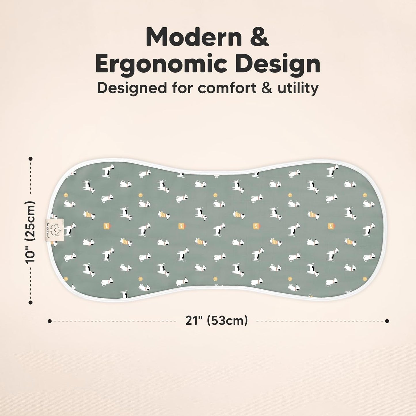 5-Pack Muslin Burp Cloths Baby Boy, Girl - Very Absorbent Baby Burp Cloth Rags, 8-Layers Viscose Derived from Bamboo Cotton Muslin Towel, Super Soft Spit Up Rags, No Shrink Washcloths (Pets & Paws)