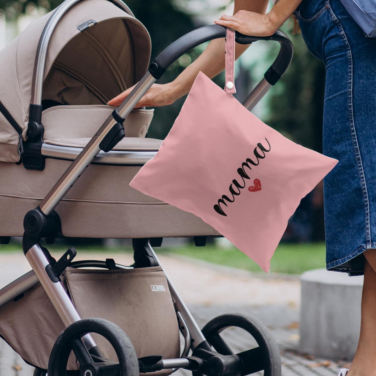 Gifts for New Mom, Mama New Mom Gifts 4 Pack Cute Wet Bag Waterproof Reusable Wet Dry Bag for Swimsuit Clothes Diaper Travel Beach Pool Yoga Toiletries Cruises Birthday Camping Postpartum Christmas