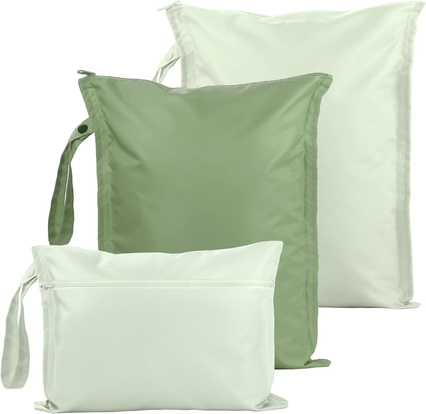 Wet Bag for Swimsuit - 2 Pack Waterproof Wet Dry Bag for Clothes - Baby Diaper Bag - Travel Laundry Daycare Bags - Baby Beach Essentials - Bogg Bag Accessories