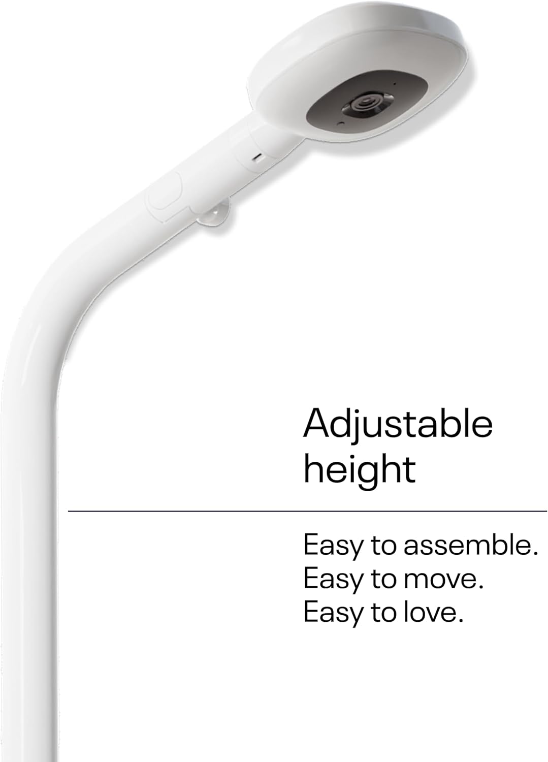 Nanit Pro Baby Monitor Floor Stand Accessory - Baby Monitor Stand, Baby Camera Floor Stand & Holder for Crib and Bassinet, Camera Monitor Mount & Baby Monitor Holder (Camera not included)